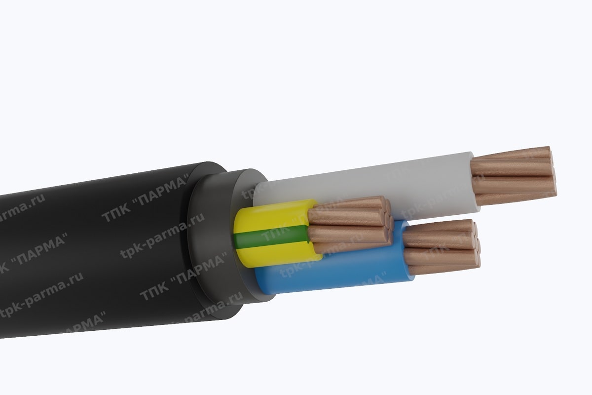 Фотография провода Кабель ПвВГнг(A) 3х10 - 1кВ