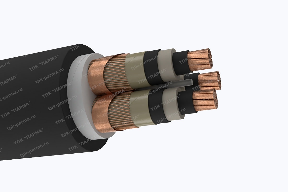 Фотография провода Кабель ПвВнг(B)-LS 3х70/50 - 20кВ